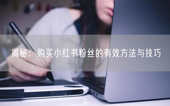 揭秘:购买小红书粉丝的有效方法与技巧