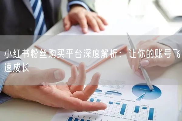 小红书粉丝购买平台深度解析：让你的账号飞速成长